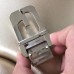 Gucci Width 3.8cm GG Canvans Square Buckle Belt 2018