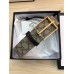 Gucci GG Supreme Belt with Gold Buckle 38mm Width