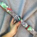 Gucci Tian print canvas belt with interlocking G