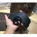 Gucci Leather belt with interlocking G black