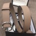 Gucci Width 4cm Leather Belt Nude with Square Buckle