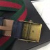 Gucci Canvas Web belt with bee buckle 409437 black