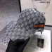 Gucci Grey Original GG Canvas Baseball Hat With Web Gucci Grey Original GG Canvas Baseball Hat With Web