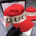 Gucci Red Baseball Hat With Gucci Headband Gucci Red Baseball Hat With Gucci Headband