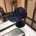 Gucci Sapphire Blue GG Velvet Baseball Hat