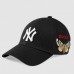 Gucci Black Baseball Cap With NY Yankees™ Patch Gucci Black Baseball Cap With NY Yankees™ Patch