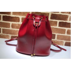 Gucci 550189 RE(BELLE) Medium Bucket Bag in Red Leather Gucci 550189 RE(BELLE) Medium Bucket Bag in Red Leather