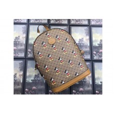 Gucci 552884 Disney x Gucci small backpack in Beige/ebony mini GG Supreme canvas Gucci 552884 Disney x Gucci small backpack in Beige/ebony mini GG Supreme canvas