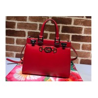 Gucci 569712 Zumi grainy leather small top handle bag in Red Grainy leather Gucci 569712 Zumi grainy leather small top handle bag in Red Grainy leather