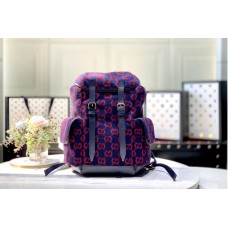 Gucci 598184 Small GG wool backpack in Blue and Red GG wool Gucci 598184 Small GG wool backpack in Blue and Red GG wool