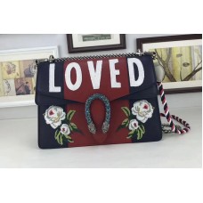 Gucci 400235 Dionysus Medium Shoulder Bag Red&Black