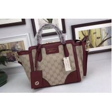 Gucci 368827 Swing mini GG Canvas Top Handle Bags Wine