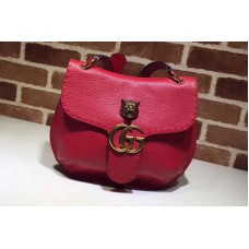 Gucci 409154 GG Marmont Leather Shoulder Bags Red Gucci 409154 GG Marmont Leather Shoulder Bags Red
