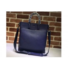 Gucci 406463 Leather Tote Bags Blue Gucci 406463 Leather Tote Bags Blue