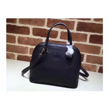 Gucci 341504 Calfskin Leather Small Tote Bags Black