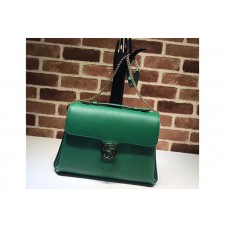 Gucci 510306 Interlocking GG Leather Crossbody Bags Green