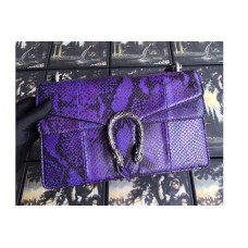 Gucci 400249 Dionysus Python Shoulder Bag Purple Gucci 400249 Dionysus Python Shoulder Bag Purple