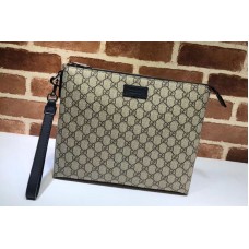 Gucci 523293 GG Supreme men’s bag Brown