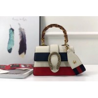 Gucci 523367 Dionysus mini top handle bags Blue/Red/White Gucci 523367 Dionysus mini top handle bags Blue/Red/White