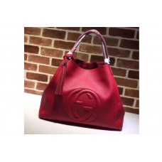Gucci 282308 Soho Large Leather Shoulder Bags Red