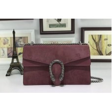 Gucci 400249 Dionysus Suede Shoulder Bag Burgundy Gucci 400249 Dionysus Suede Shoulder Bag Burgundy