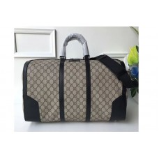 Gucci 406380 GG Canvas Boston Bags Black Gucci 406380 GG Canvas Boston Bags Black