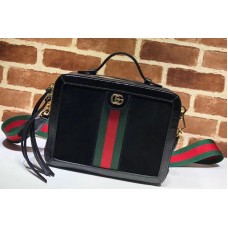 Gucci 550622 Ophidia Suede Small Shoulder Bags Black Gucci 550622 Ophidia Suede Small Shoulder Bags Black