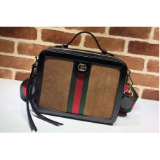 Gucci 550622 Ophidia Suede Small Shoulder Bags Brown Gucci 550622 Ophidia Suede Small Shoulder Bags Brown