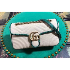 Gucci 443497 GG Marmont raffia small shoulder bags beige raffia Gucci 443497 GG Marmont raffia small shoulder bags beige raffia