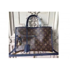Louis Vuitton M43433 Popincourt PM Monogram canvas bags Blue Louis Vuitton M43433 Popincourt PM Monogram canvas bags Blue