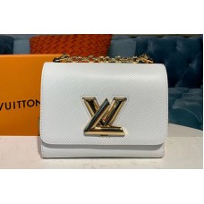 Louis Vuitton M54278 LV Twist PM chain bags White Epi leather