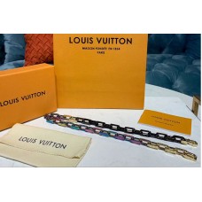 Louis Vuitton M68241 LV Monogram Colors chain necklace Louis Vuitton M68241 LV Monogram Colors chain necklace