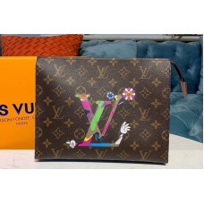 Louis Vuitton M47542 LV toiletry pouch 26 Bags Monogram canvas With Flower Louis Vuitton M47542 LV toiletry pouch 26 Bags Monogram canvas With Flower