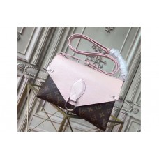 Louis Vuitton M44033 Saint Michel Epi and Monogram Canvas Bags Pink Louis Vuitton M44033 Saint Michel Epi and Monogram Canvas Bags Pink
