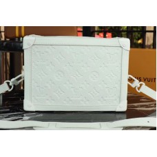 Louis Vuitton M53287 LV Soft Trunk Bags White Taurillon Monogram leather Louis Vuitton M53287 LV Soft Trunk Bags White Taurillon Monogram leather