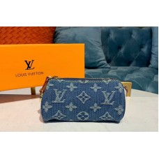 Louis Vuitton M58117 LV Clutch bags Blue Monogram Denim Canvas Louis Vuitton M58117 LV Clutch bags Blue Monogram Denim Canvas