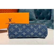 Louis Vuitton M58118 LV Clutch bags Blue Monogram Denim Canvas Louis Vuitton M58118 LV Clutch bags Blue Monogram Denim Canvas