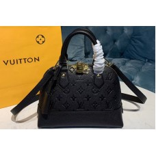 Louis Vuitton M44829 LV Alma BB handbags Black Taurillon leather Louis Vuitton M44829 LV Alma BB handbags Black Taurillon leather