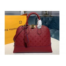 Louis Vuitton M44832 LV Alma PM handbags Red Taurillon leather Louis Vuitton M44832 LV Alma PM handbags Red Taurillon leather