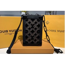 Louis Vuitton M45044 LV Mini Soft Trunk Bags Monogram Canvas and Black velvet Louis Vuitton M45044 LV Mini Soft Trunk Bags Monogram Canvas and Black velvet