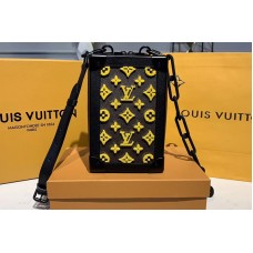 Louis Vuitton M45044 LV Mini Soft Trunk Bags Monogram Canvas and yellow velvet Louis Vuitton M45044 LV Mini Soft Trunk Bags Monogram Canvas and yellow velvet
