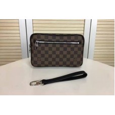 Louis Vuitton N41663 Damier Ebene Canvas Kasai Clutch Louis Vuitton N41663 Damier Ebene Canvas Kasai Clutch