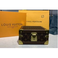 Louis Vuitton M44185 LV Jewelry Box Monogram Canvas with Pink inside Louis Vuitton M44185 LV Jewelry Box Monogram Canvas with Pink inside