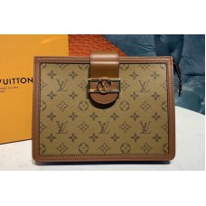 Louis Vuitton M44178 LV Dauphine Clutch Monogram Reverse Canvas Louis Vuitton M44178 LV Dauphine Clutch Monogram Reverse Canvas