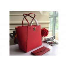 Louis Vuitton M42291 Lockme Cabas Tote Bags Red Louis Vuitton M42291 Lockme Cabas Tote Bags Red