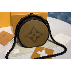 Louis Vuitton M45280 LV Boursicot Boite Chapeau Bags in Monogram Reverse coated canvas