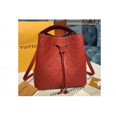 Louis Vuitton M45306 LV Neonoe MM Bags in Navy Red Monogram Empreinte leather Louis Vuitton M45306 LV Neonoe MM Bags in Navy Red Monogram Empreinte leather