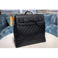 Louis Vuitton M55701 LV Steamer PM bag in black Taurillon leather