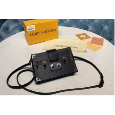 Louis Vuitton M55859 LV Petite Malle handbag in Black Epi Leather Louis Vuitton M55859 LV Petite Malle handbag in Black Epi Leather