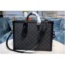 Louis Vuitton M44952 LV Soft Trunk Briefcase Bag in Monogram Eclipse canvas Louis Vuitton M44952 LV Soft Trunk Briefcase Bag in Monogram Eclipse canvas